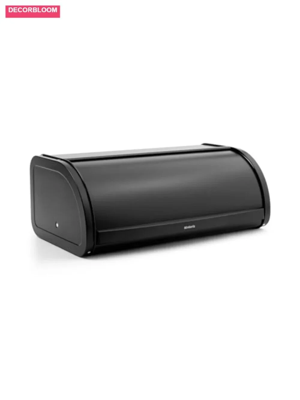 Large Roll Top Bread Box, Metal Alloy Steel, Magnetic Closure, Storage for 2